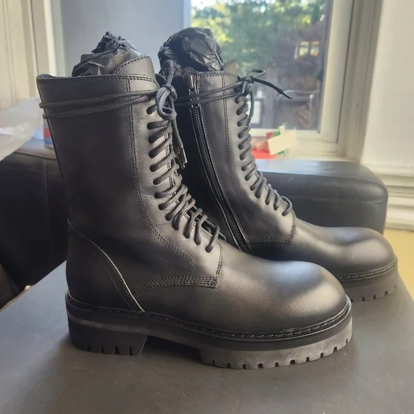 Ann Demeulemeester Alex Lace Up boots size 38 BNWT - Picture 7 of 12